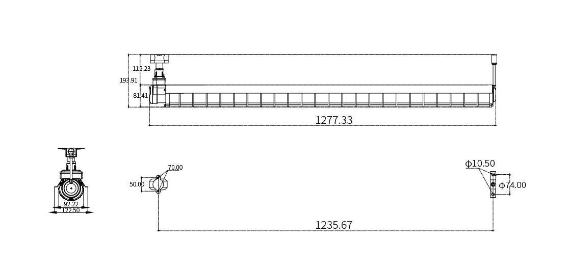 18W Explosion proof linear light