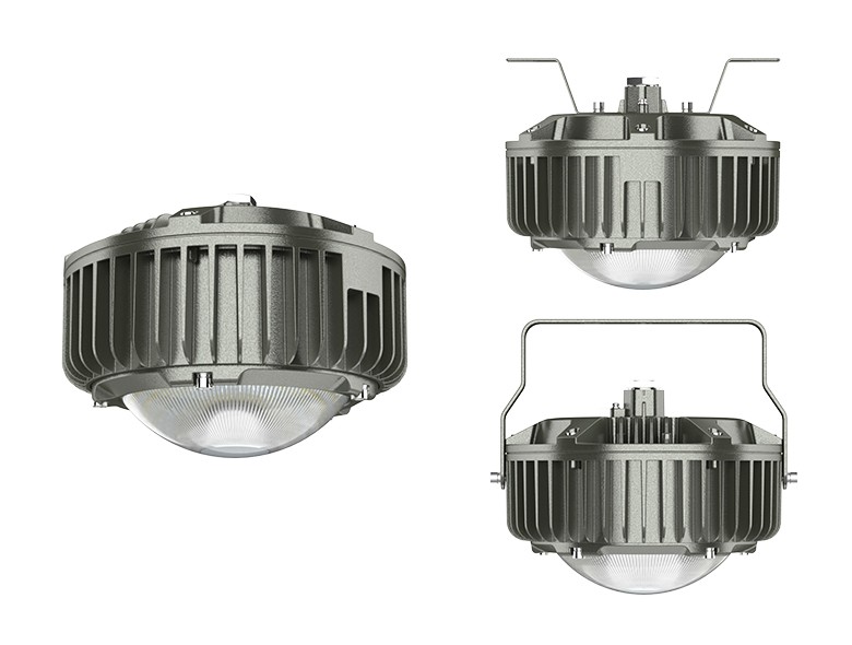 Zone 2 10-60W Explosion proof Floodlight Round Glass OHBF811