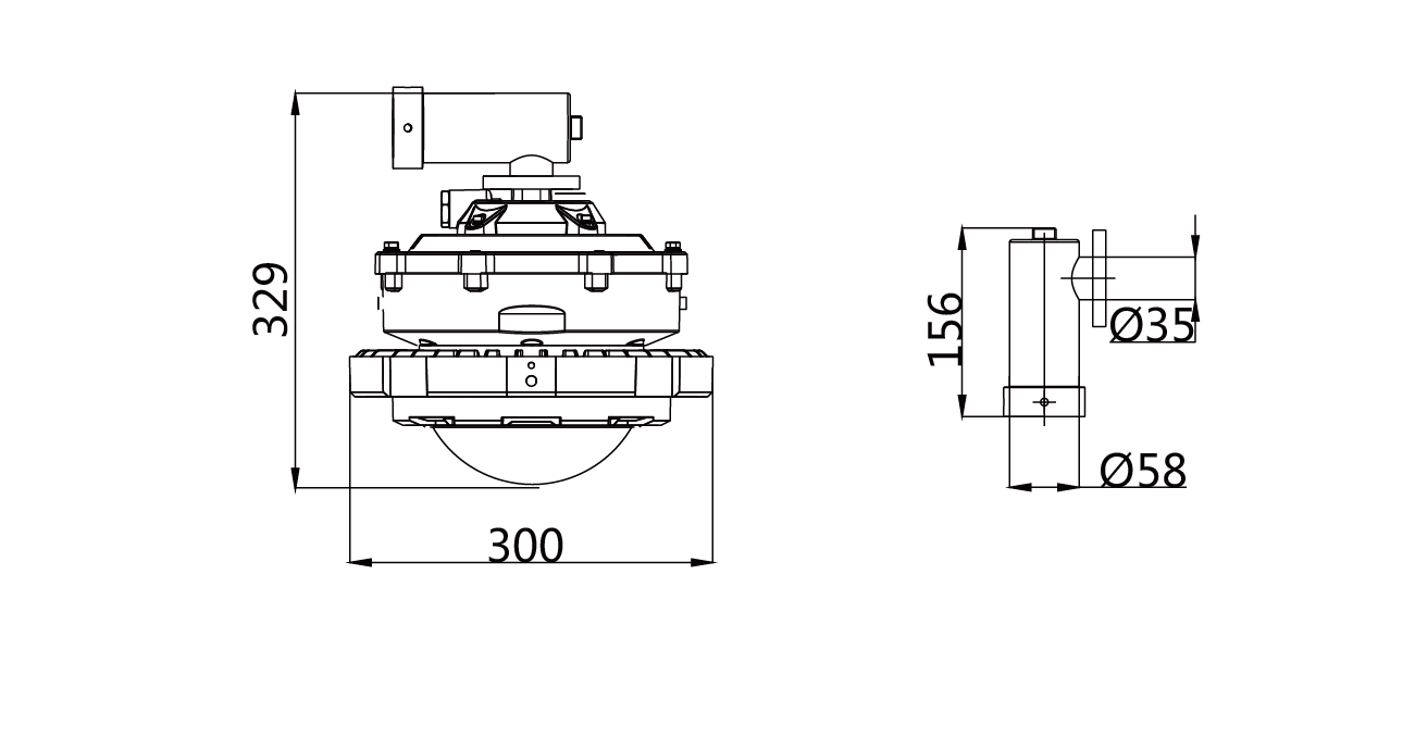 150W Explosion proof street light