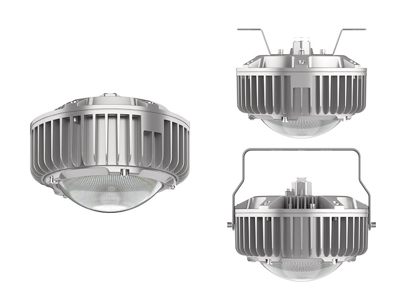Zone 2 10-60W Explosion proof Floodlight Round Glass OHBF811